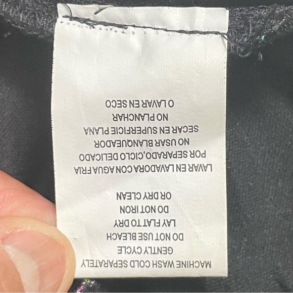 Speechless Women’s Halter Dress Black Feather Print Knee Pleated size S - Picture 13 of 14